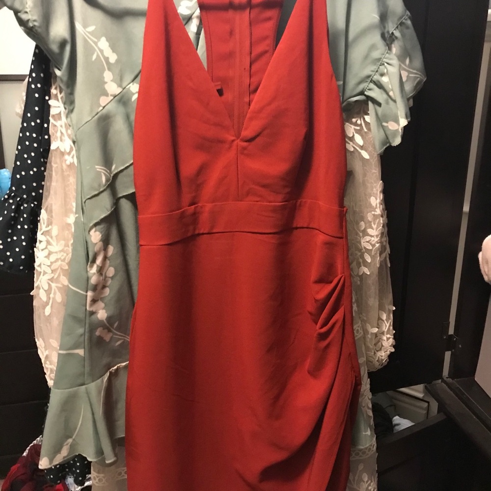 Red dress